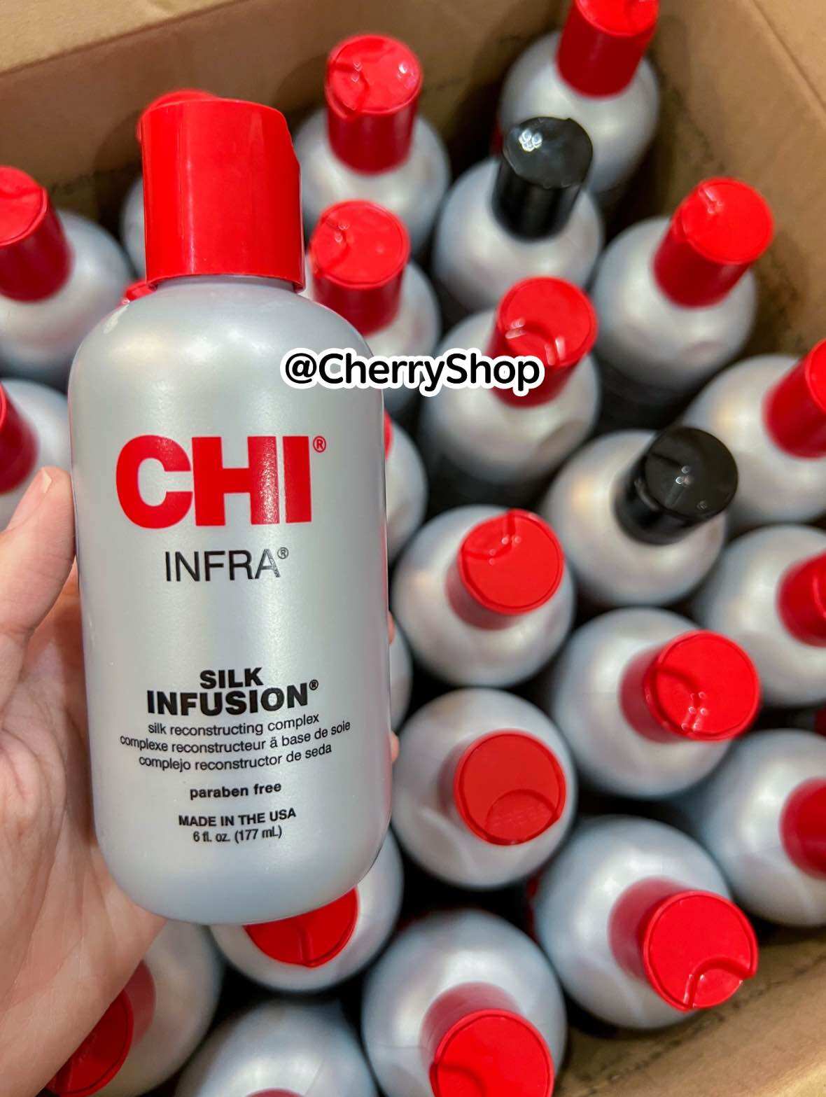 Tinh dầu dưỡng tóc dành cho tóc khô khó vào nếp CHI Silk Infusion (59ml/177ml)