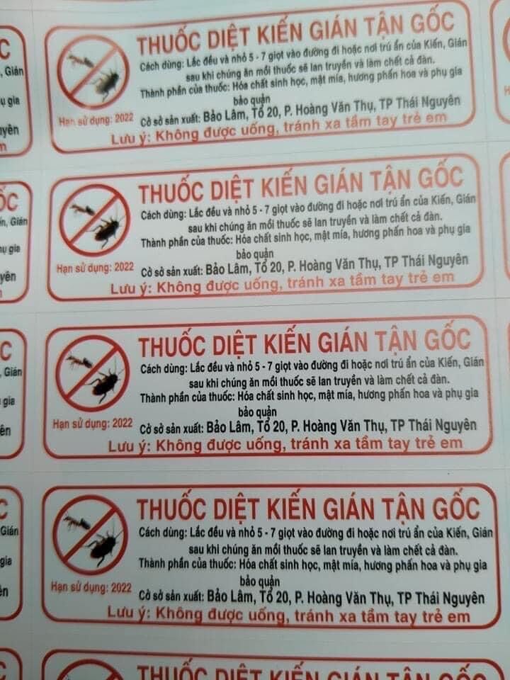 THUỐC DIỆT KIẾN, DIỆT GIÁN THẦN THÁNH - combo 3lọ