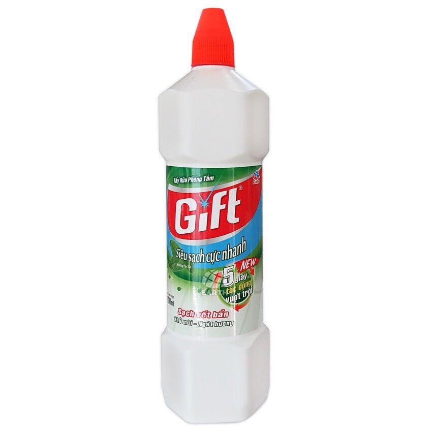 Tẩy rửa phòng tắm siêu sạch GIFT 900ml