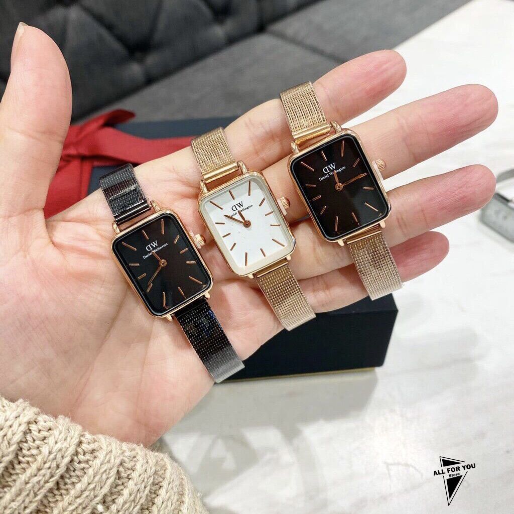 Đồng hồ nữ DW dây lưới mặt vuông size 26mm