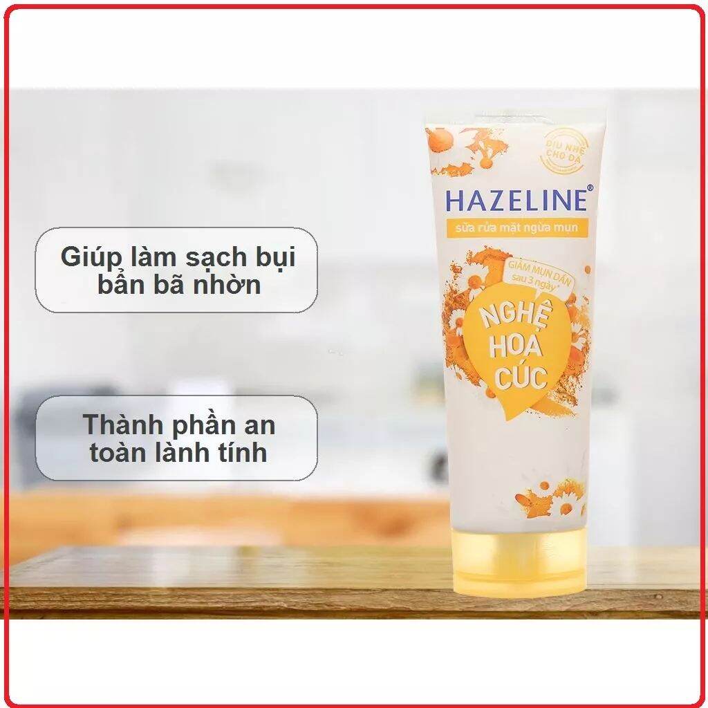 SỮA RỬA MẶT HAZELINE TUÝP 100g