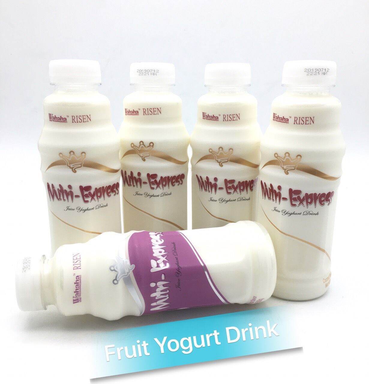 Combo 5 chai nước sữa chua uống hoa quả Risen 500ml