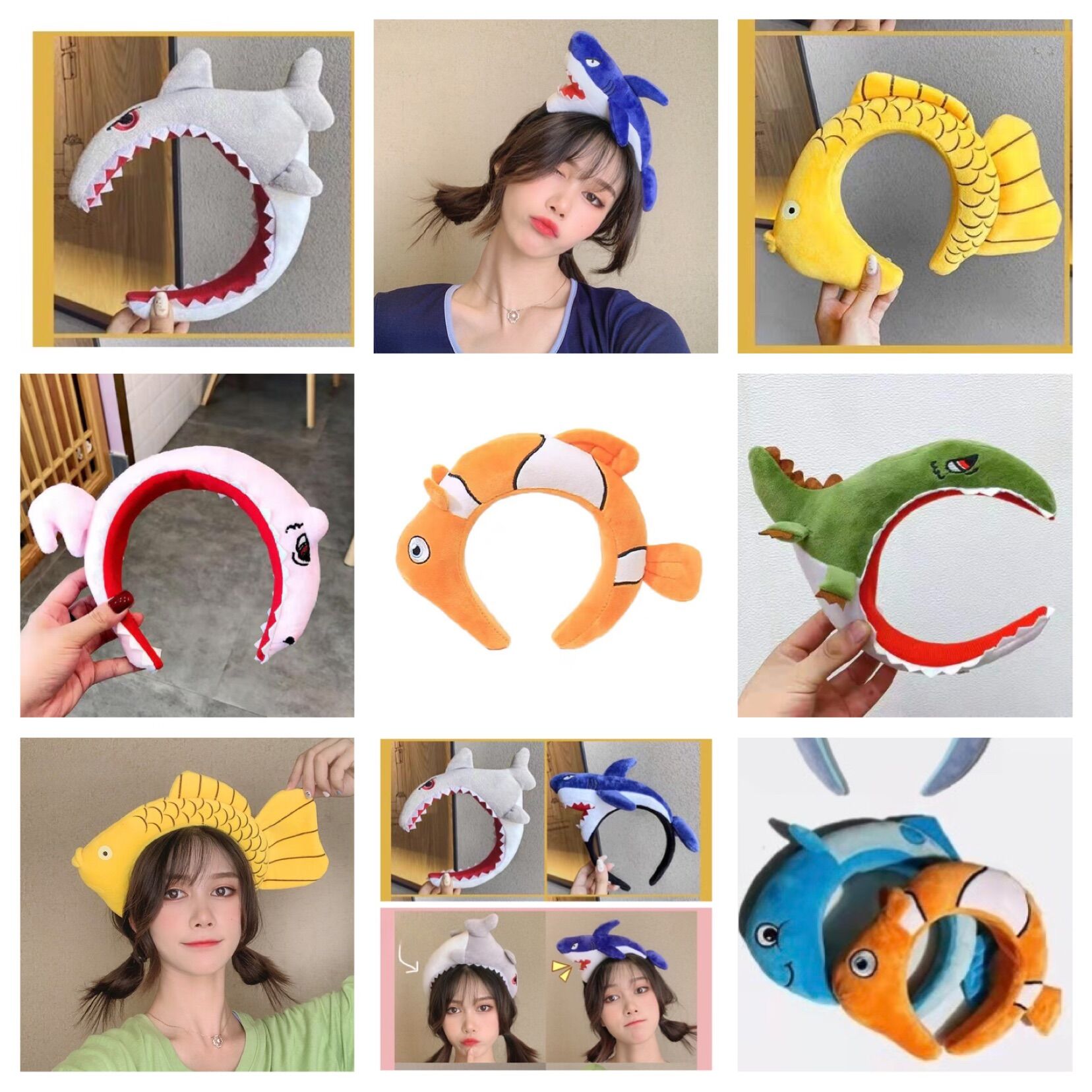 Cute Headband, Shark Headband