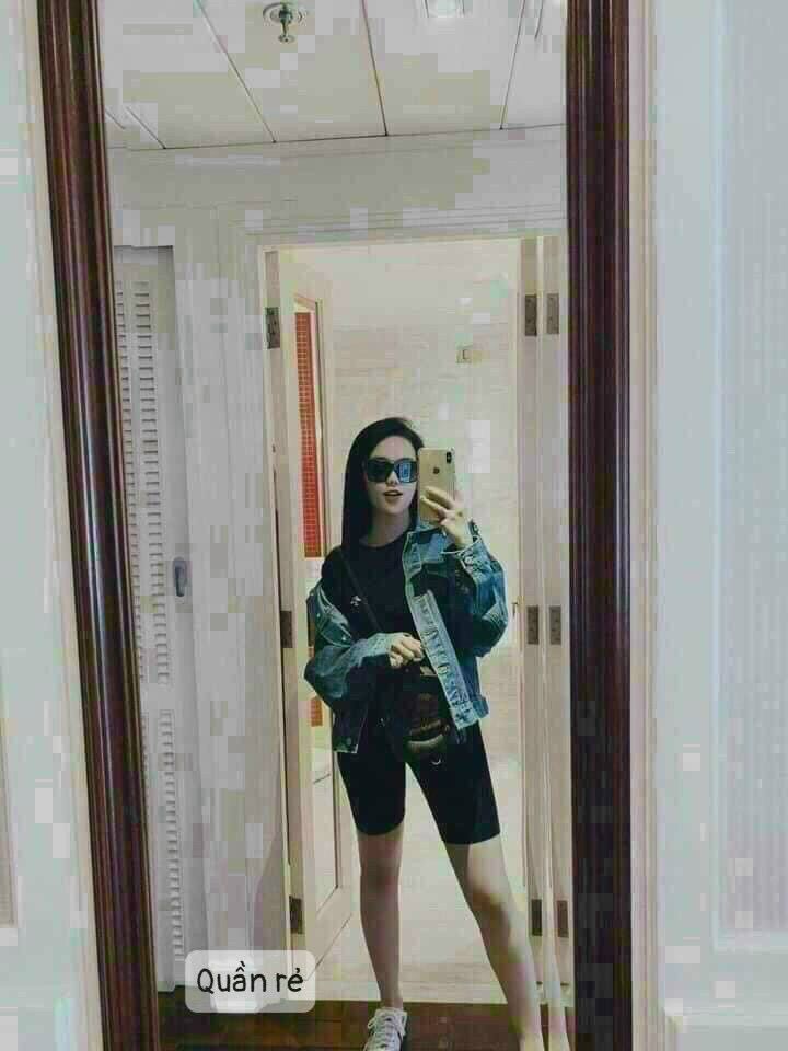 Quần ôm ngố dáng ôm legging