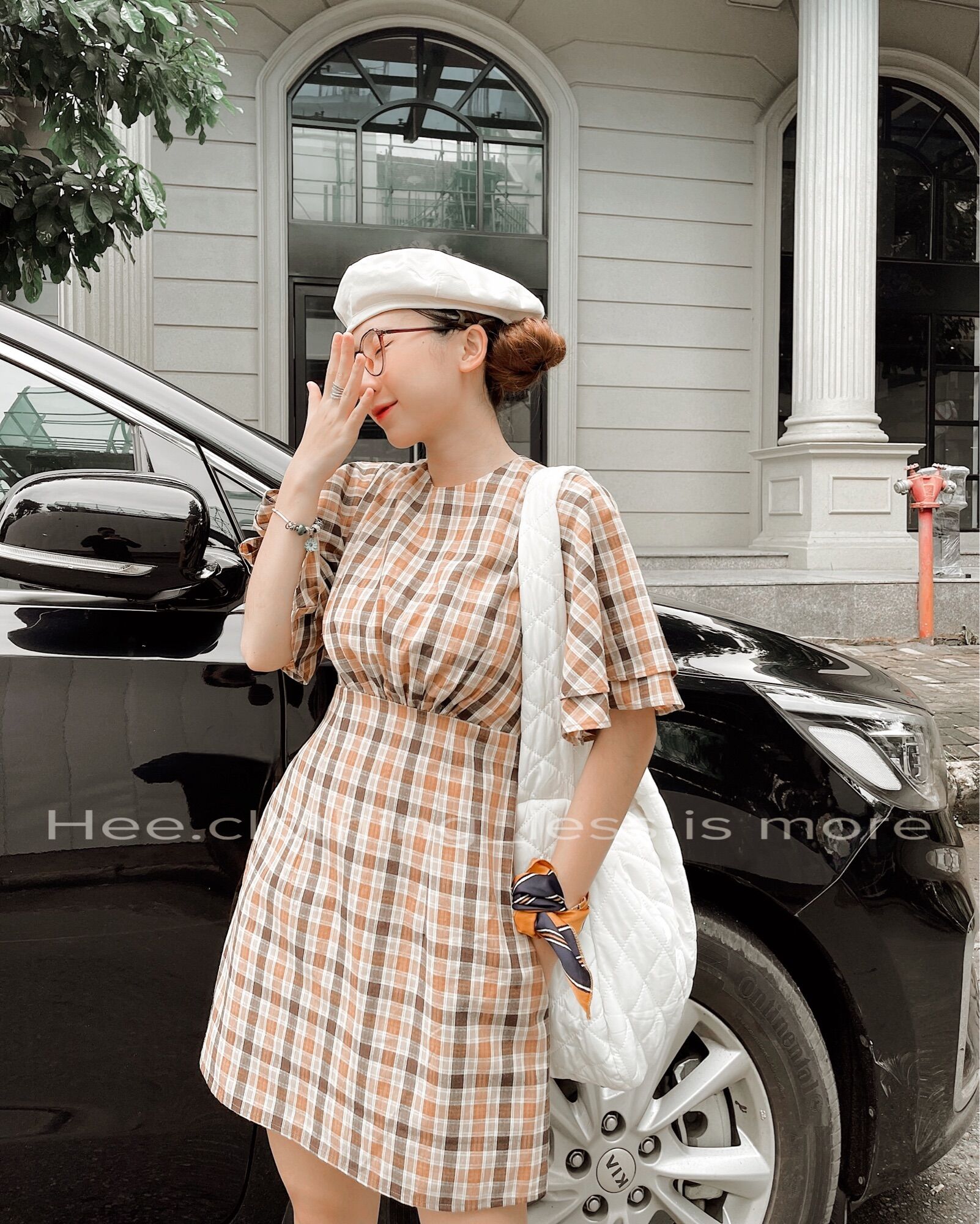 Đầm ngắn tay cánh tiên form A