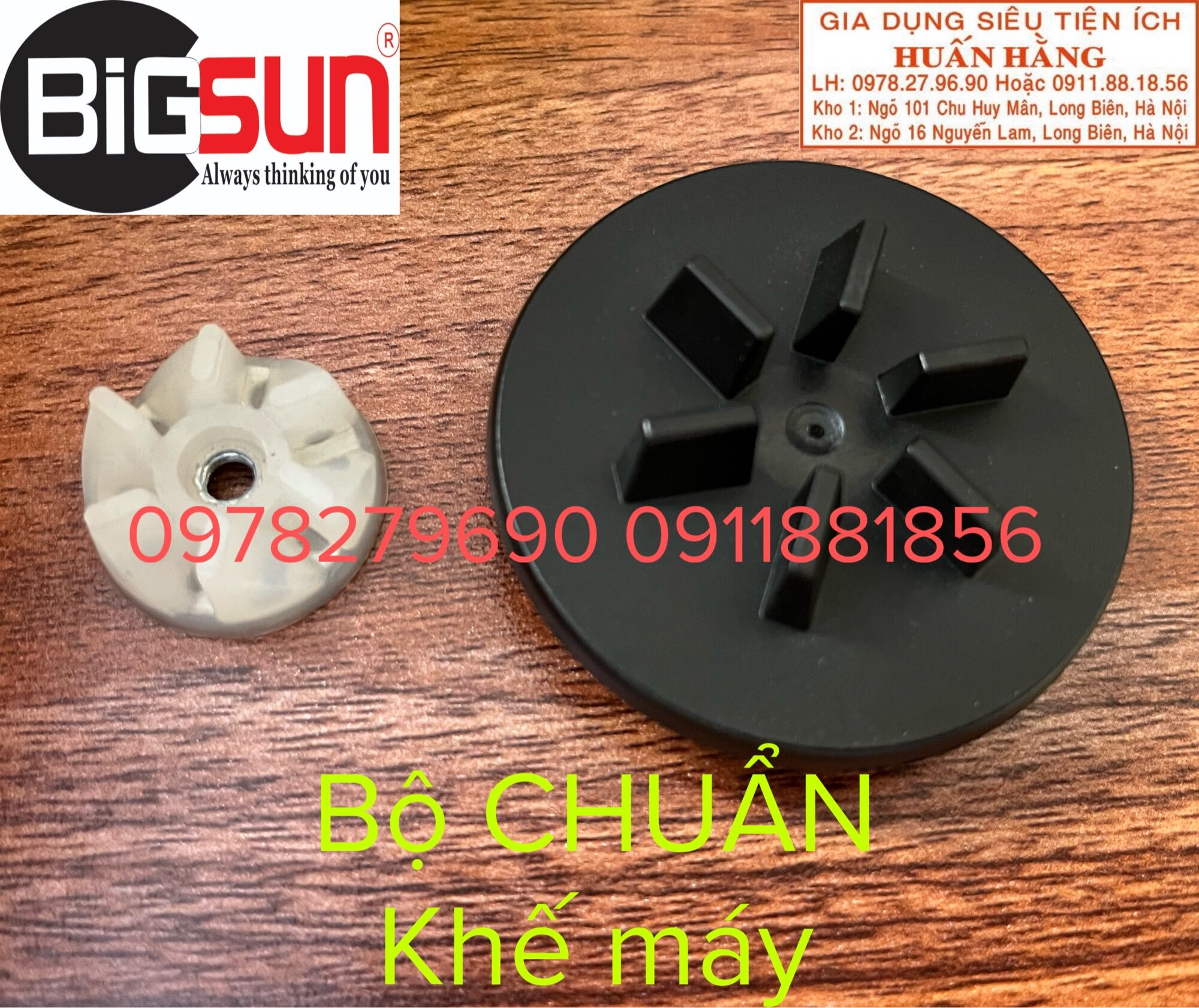 Nhông nhựa, vấu nhựa, bánh răng máy xay sinh tố Bigsun BB169 BB179 BB379M