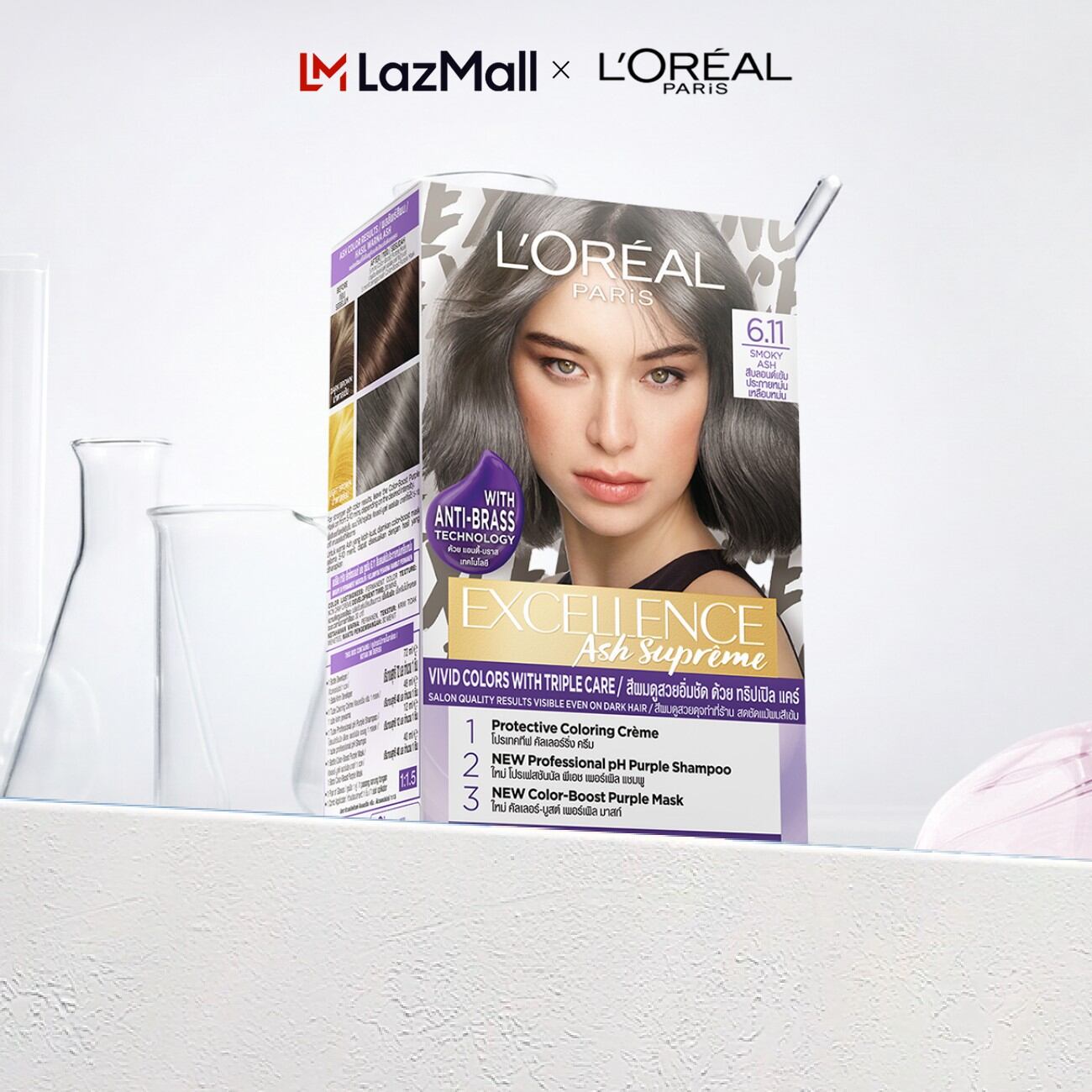 Kem nhuộm dưỡng tóc thời trang L'Oreal Paris Excellence Fashion 172ml