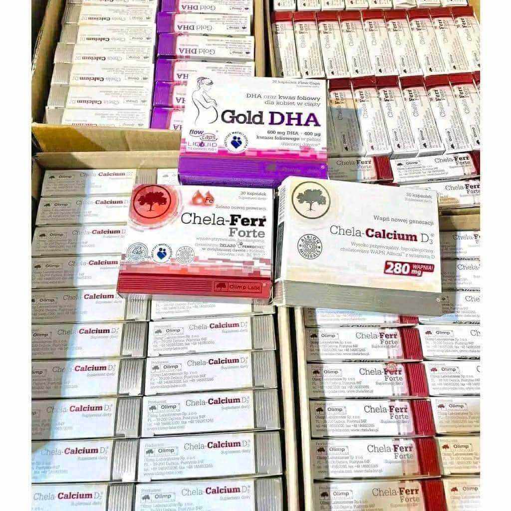 Viên uống bổ sung sắt cho mẹ bầu sắt Chela Ferr Forte