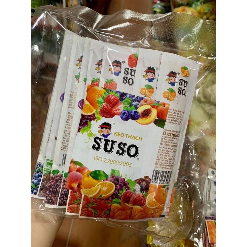 Kẹo thạch Suso thanh dài 800g 1 túi(25 thanh)