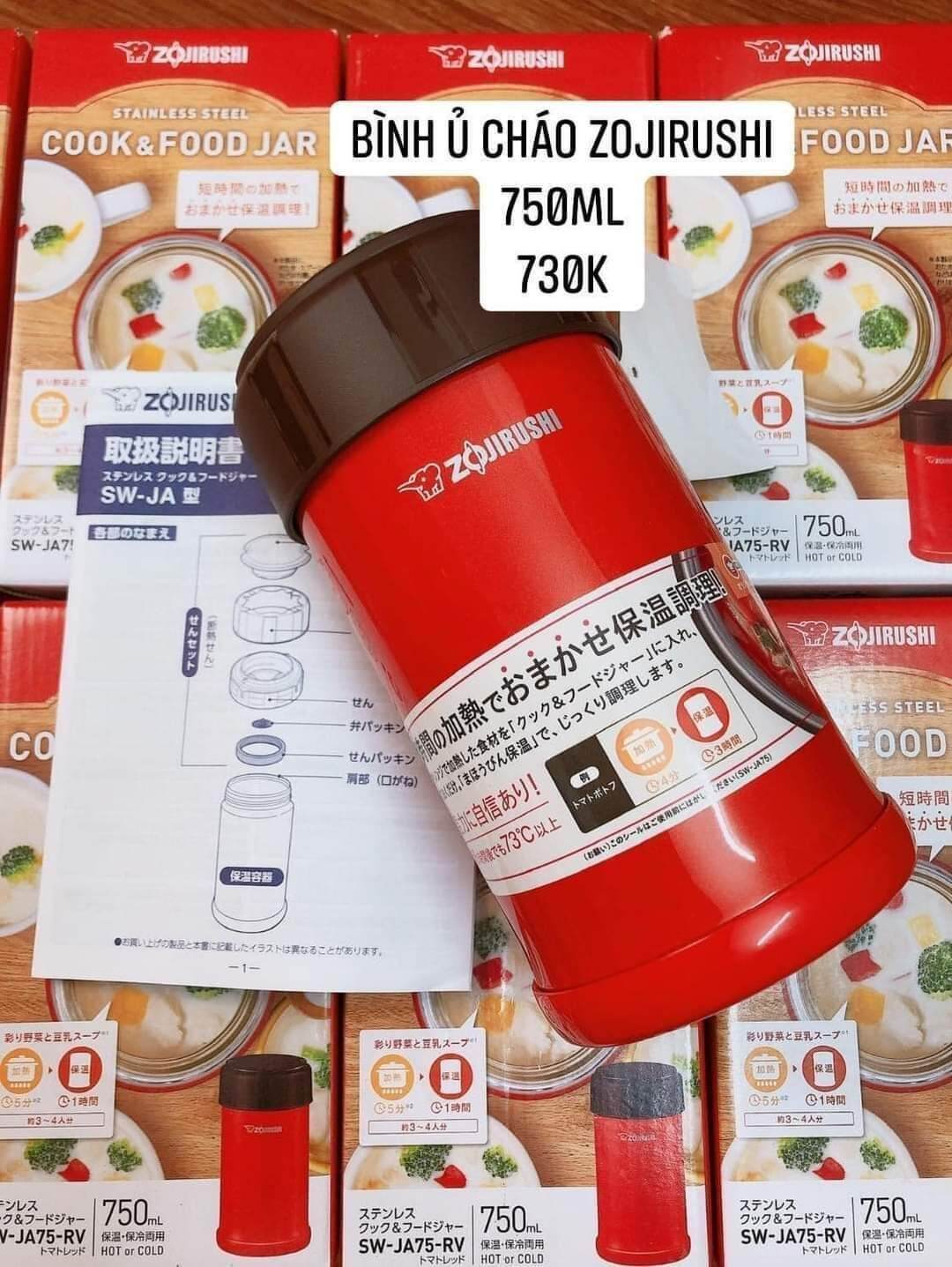 Bình ủ cháo Zorijushi 750ml