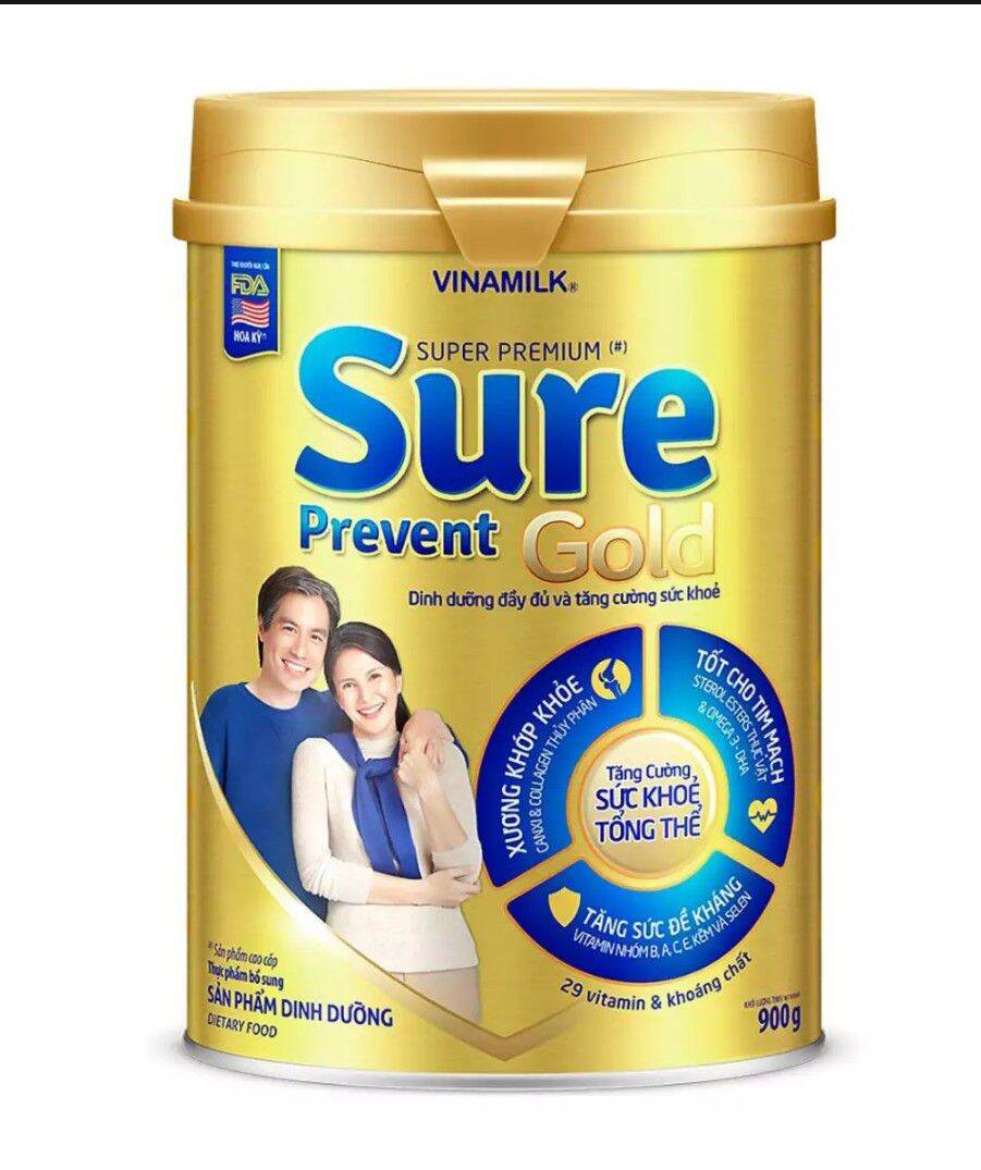 Sữa Bột Vinamilk Sure Prevent 900g - [Date mới]