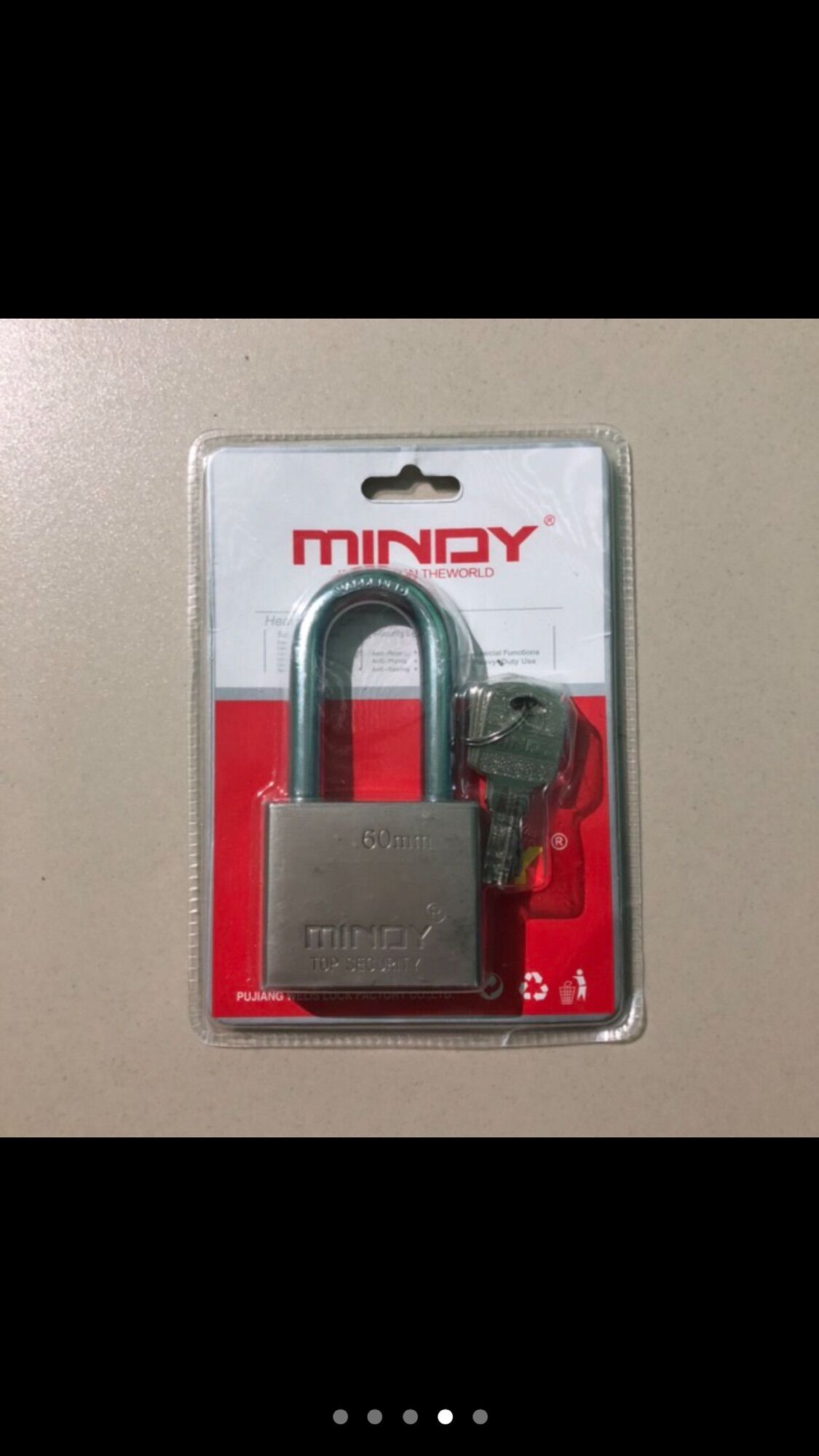 Khoá chống trộm Mindy càng dài 50mm 60mm