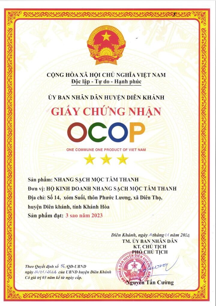 Nhang Sả Mộc Tâm Thanh