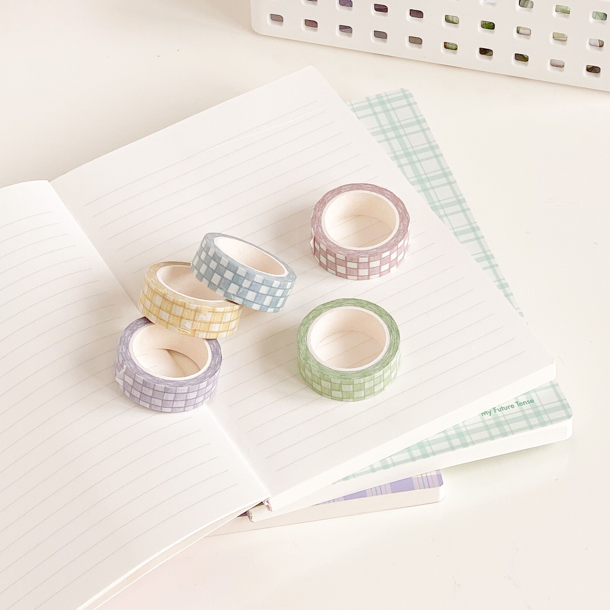Washi Tape hoạ tiết Caro bàn cờ l Checkerboard Washi Tape