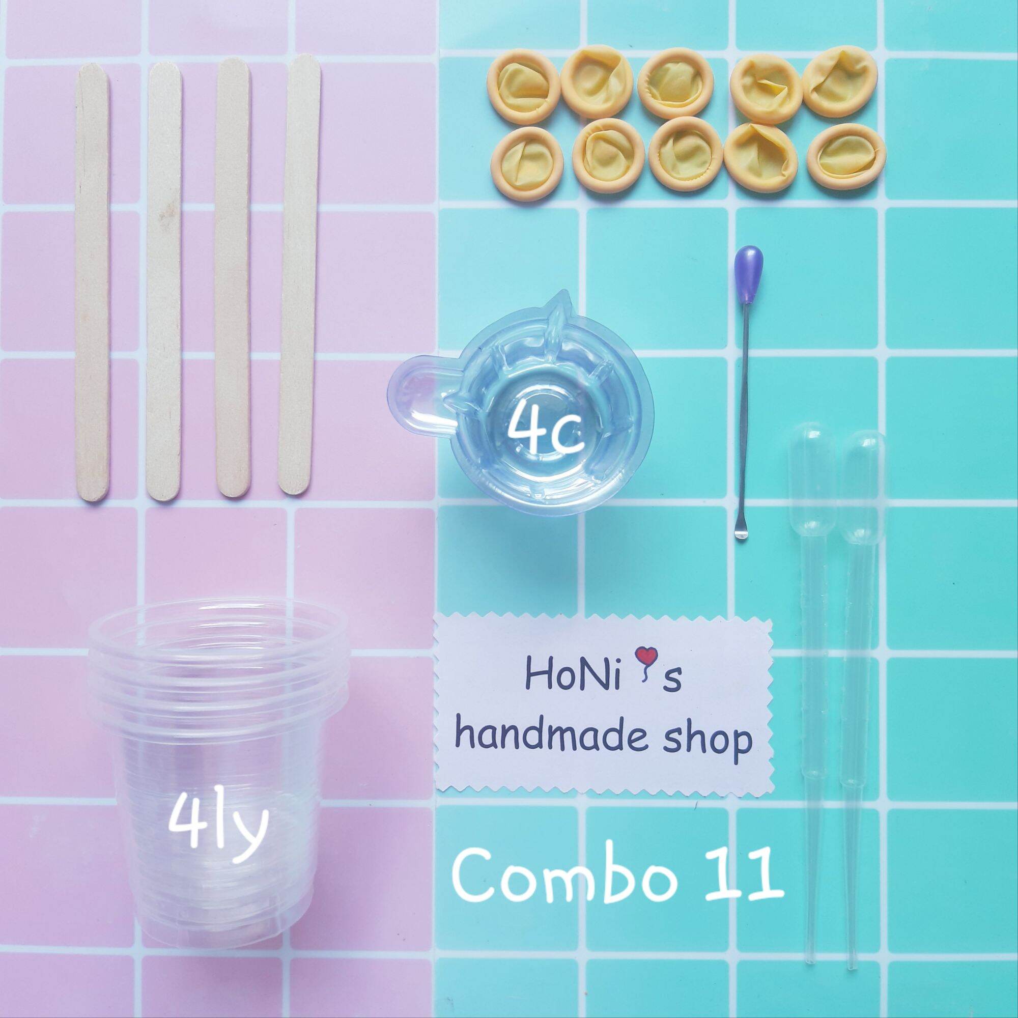 Set dụng cụ pha keo epoxy (keo AB)