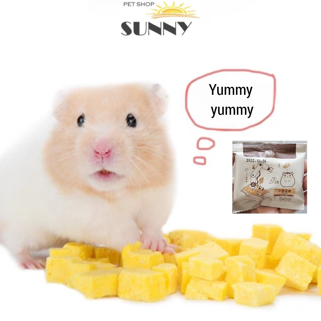 Phô mai sấy giòn Yee cho hamster gói 10g