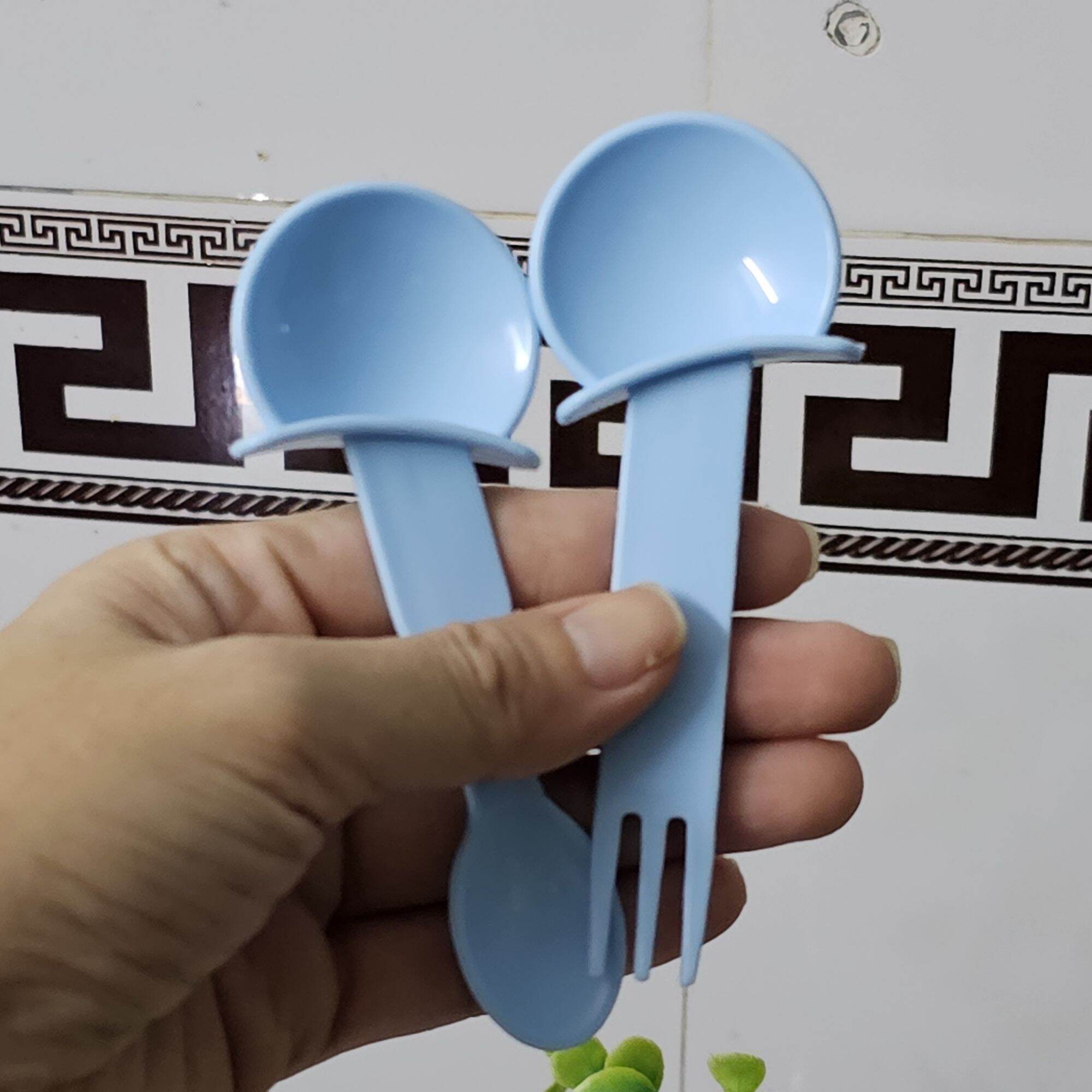 bộ chén ăn dặm kèm muỗng nĩa