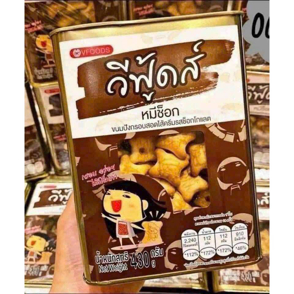 BÁNH GẤU THÁI LAN hộp thiếc 430g