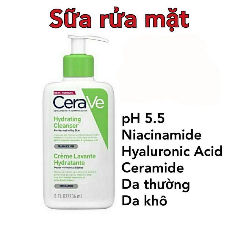 Sữa rửa mặt Cerave Cleanser