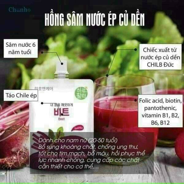 Hồng sâm củ dền đỏ