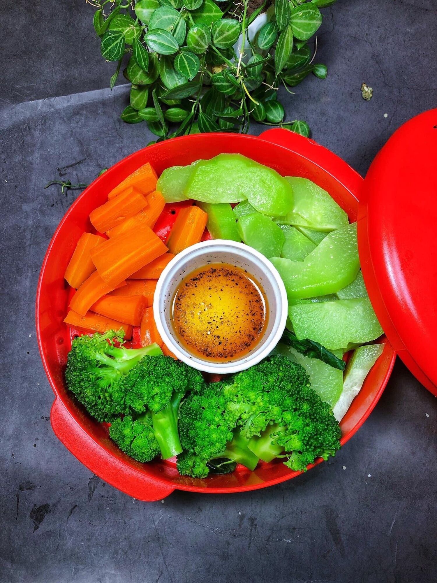Xửng hấp 2 tầng Tupperware