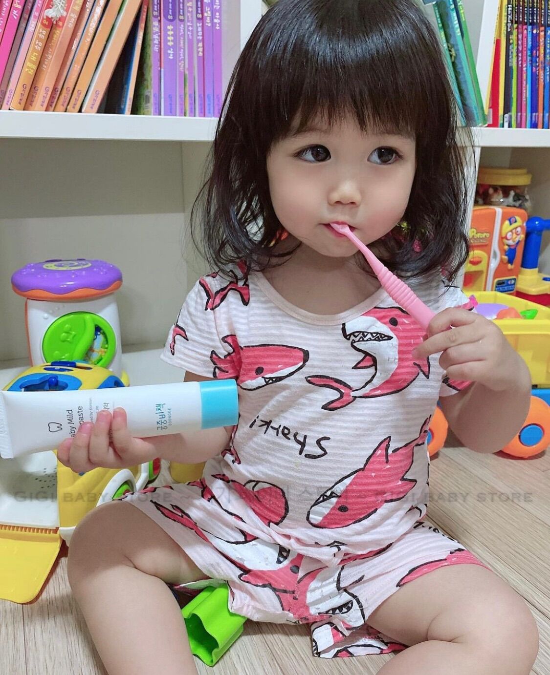 GOONGBE KEM ĐÁNH RĂNG TOOTHPASTE cho trẻ từ 6 tháng trở lên