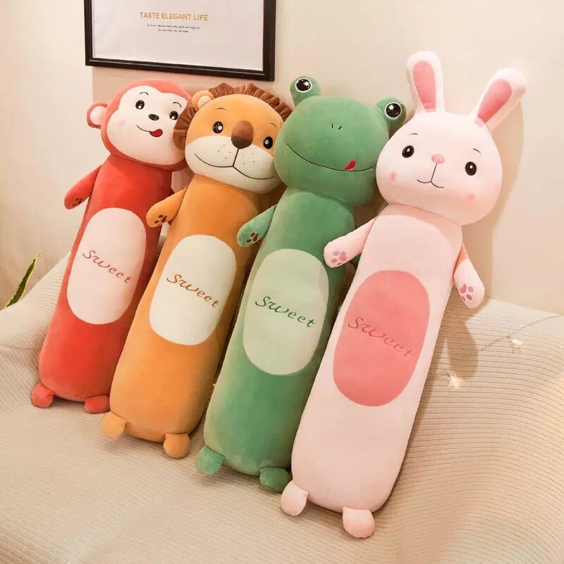 Gấu bông, thú nhồi bông bò sữa, gối ôm cho bé 55cm