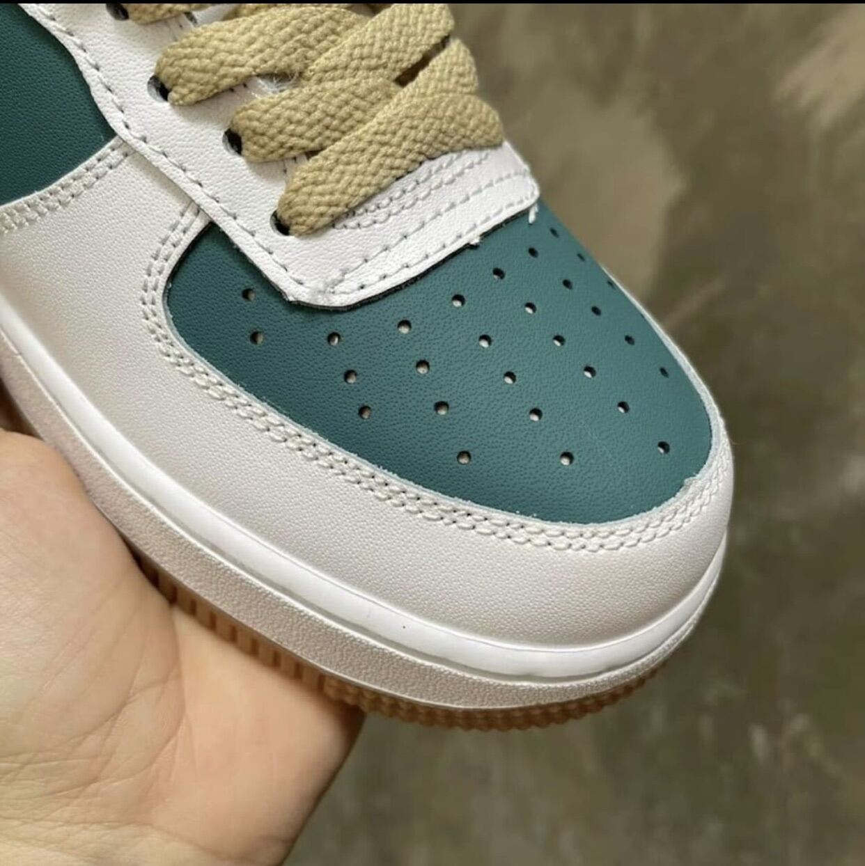 [Full Box Bill] Giày thể thao NikeGucci Giày AF1 GC xanh đỏ nam nữ cao cấp