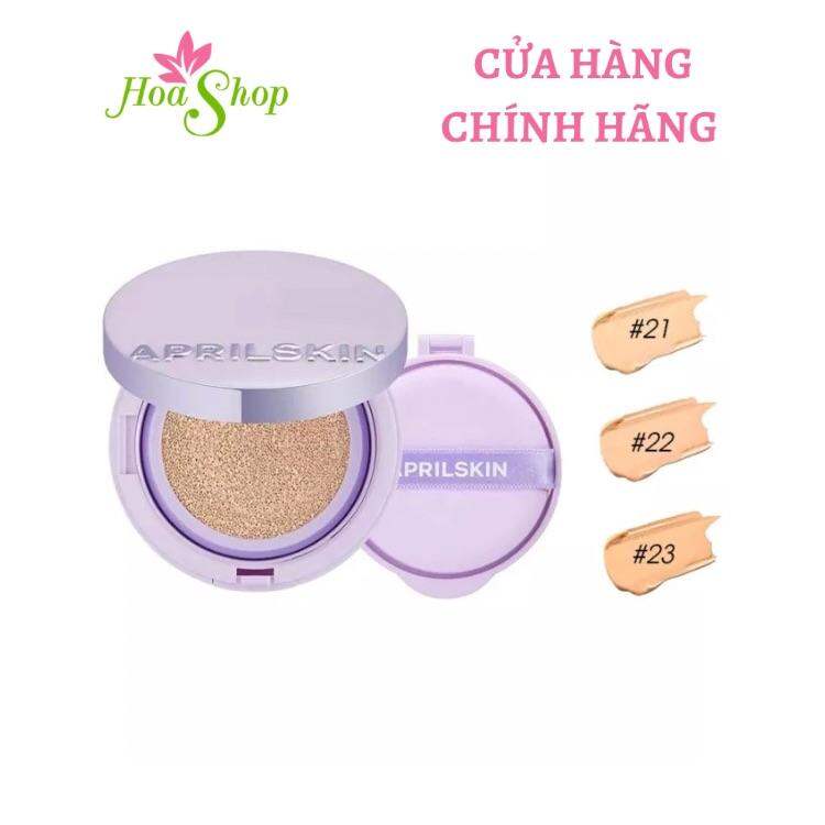 Set Phấn nước siêu che phủ mỏng nhẹ AprilSkin Ultra Slim Cushion