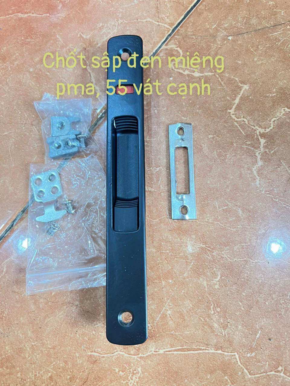 Chốt sập cửa lùa xingfa hệ 93 , hệ 55,vát cạnh