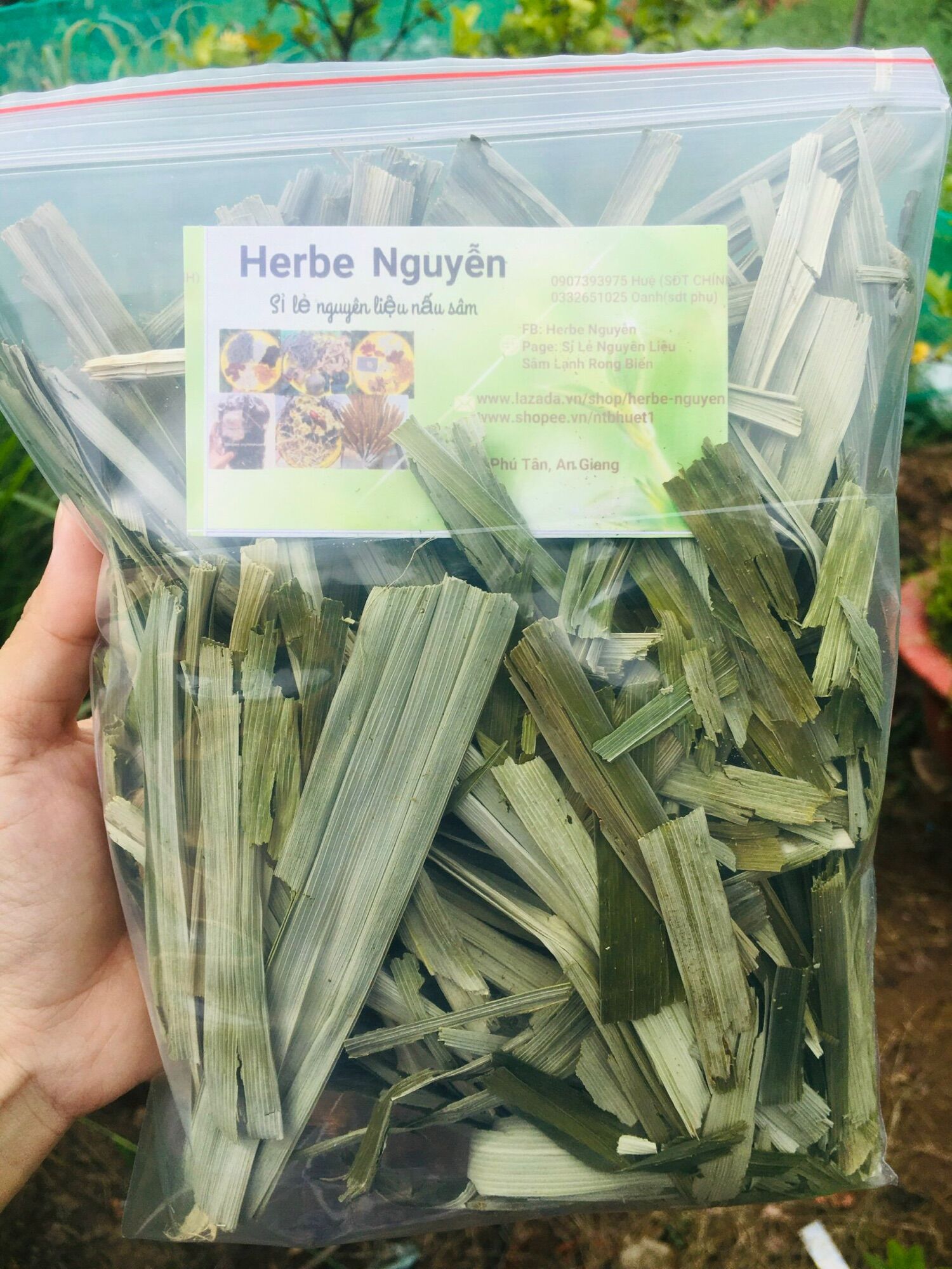 Lá dứa sấy khô 100g