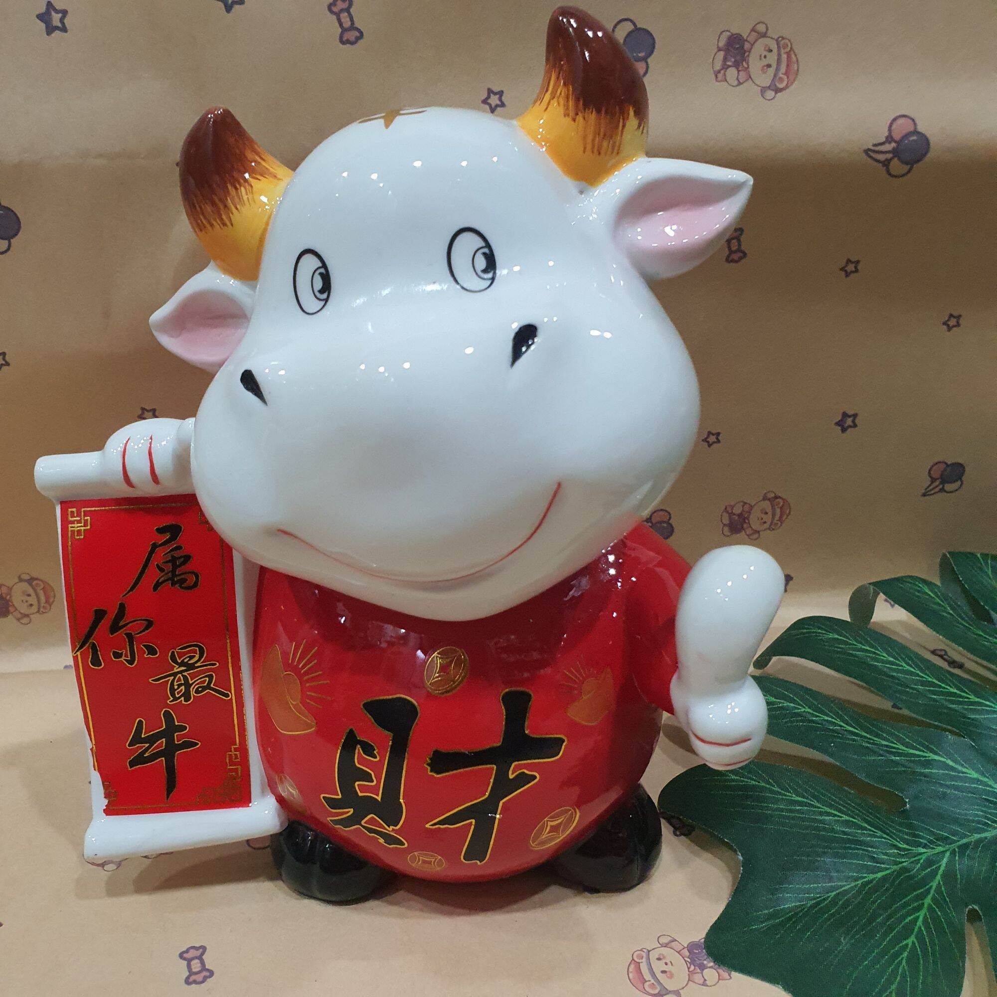 Ống Heo trang trí - Animal Figurine Cion Bank Desktop Decor
