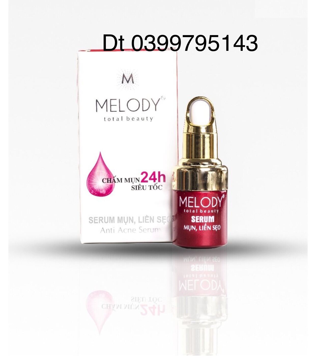 [Hcm]Serum Melody Mụn Thâm Trắng Da Cao Cấp 25Ml