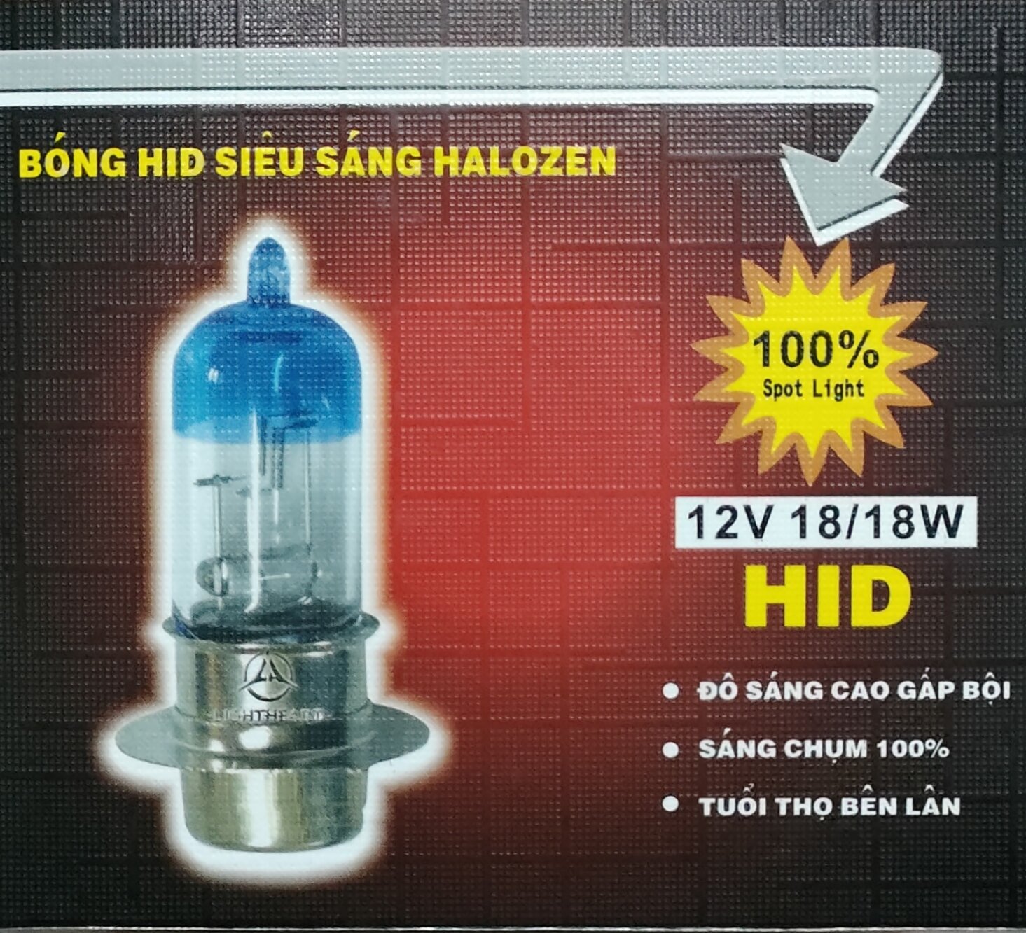 Bóng đèn pha siêu sáng 2 chân 18w - 35w