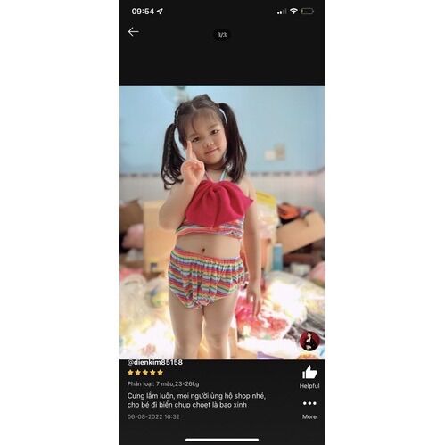 Đồ bơi cho bé, bikini bé gái
