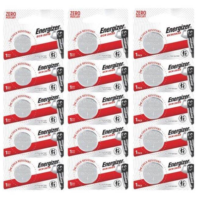Vỉ 5 viên Pin CR2025 Energizer Lithium 3V