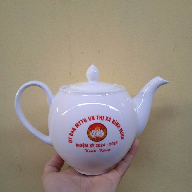 Bình trà minh long 0.8l - logo cty