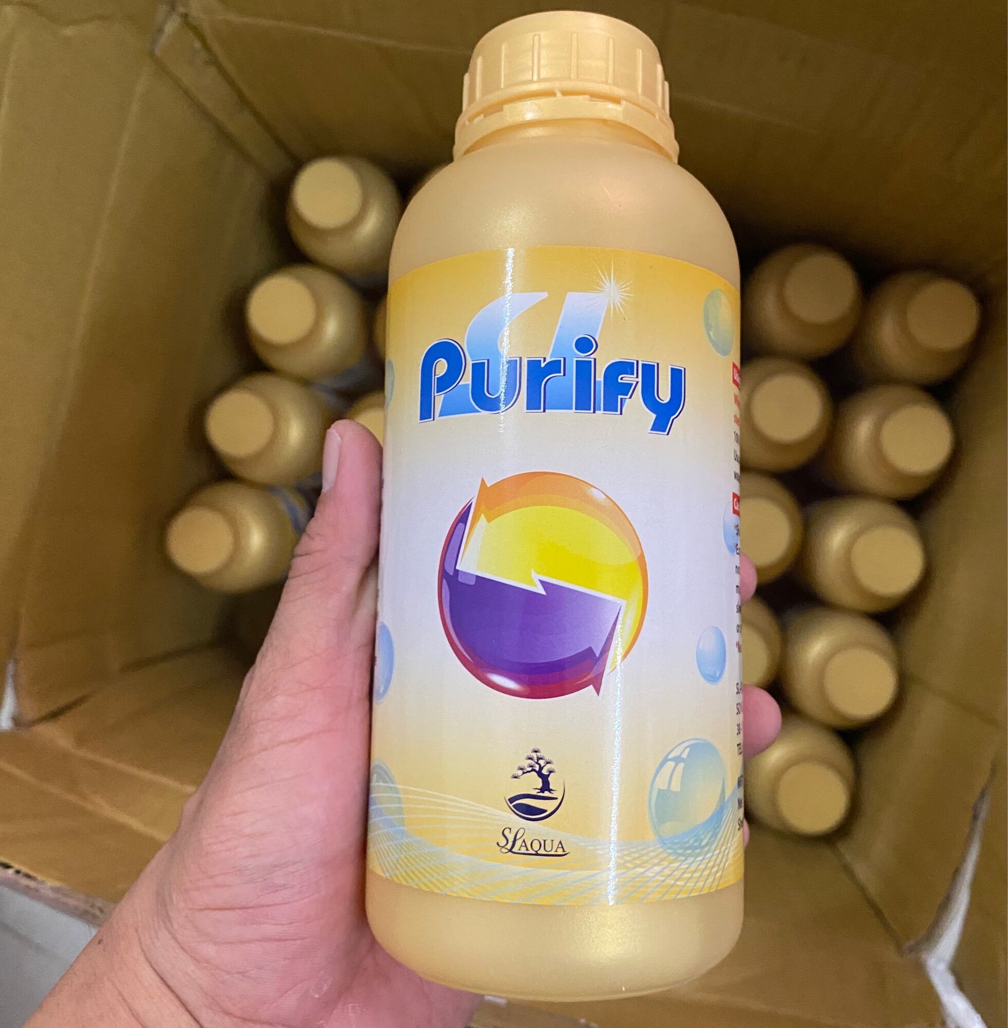 Purify Nitrifying Bacteria Vi sinh nước SL-Aqua 500ml ( phân hủy hiệu quả các chất thải hữu cơ trong nước )