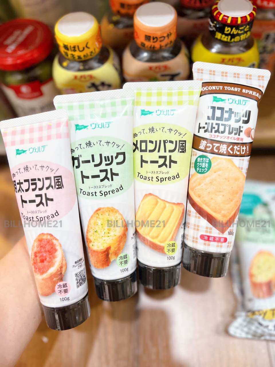 🍞 Toast Spread Nhật Bản 100g Bơ phết nhật 🧄 Bơ tỏi | 🍈 Melon Pan | 🥥 Dừa | 🌸 Mentaiko