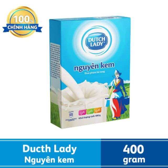 Hộp sữa bột dutch lady nguyên kem hà lan 400g
