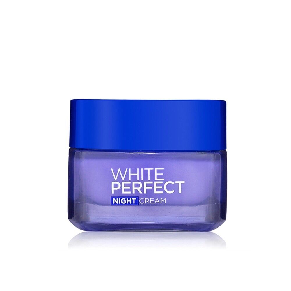 (Hàng chính hãng)Kem dưỡng trắng da vitamin L'oreal Paris White Perfect ban đêm 50ml (Kem đêm)
