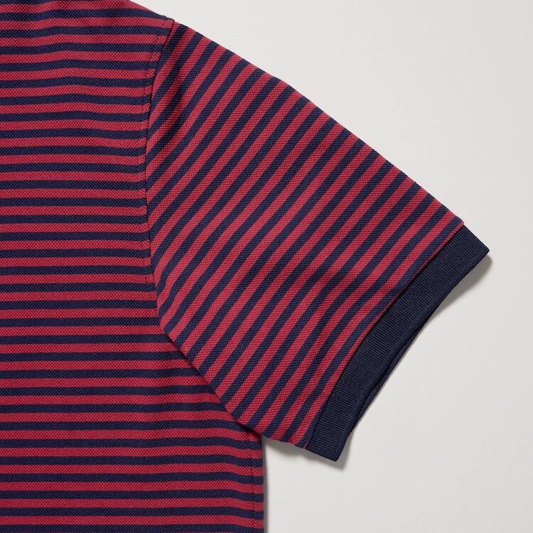 Áo Polo kẻ Nam Uniqlo