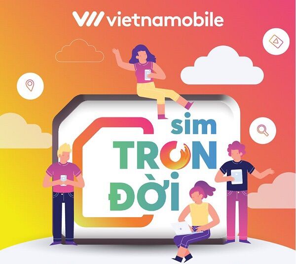 [HCM]Sim Vietnamobile Gói Cước Trọn Đời Miễn Phí Tháng Đầu Tkc 0Đ