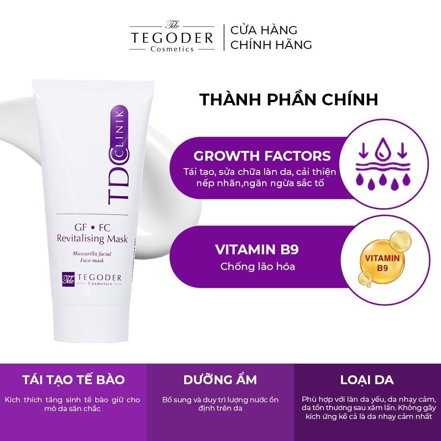 Mặt nạ cấp ẩm , phục hồi Tegoda