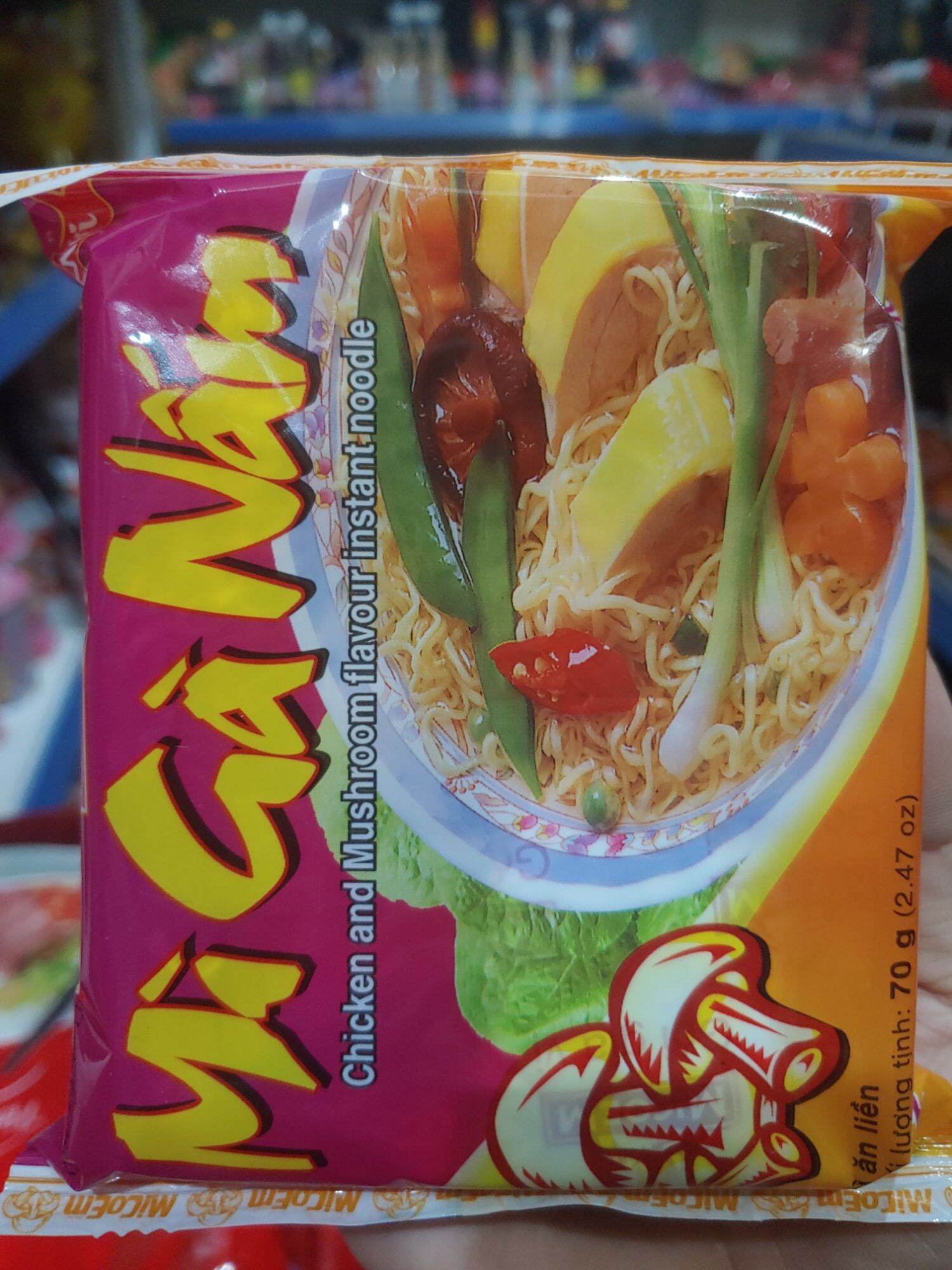 Mì gà nấm gói 75g
