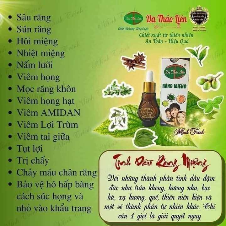 Tinh dầu răng miệng Dạ Thảo Liên 5ml