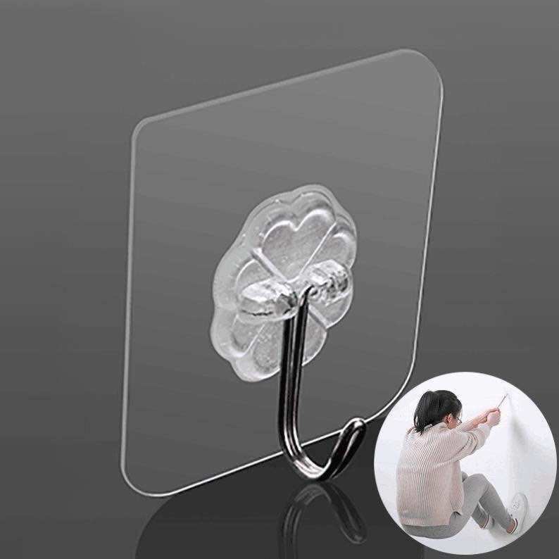 Móc dán tường chịu lực trong suốt