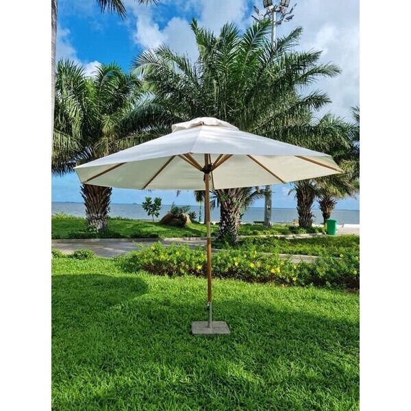 Dù thân gỗ chính tâm 3 mét chưa gồm chân đế