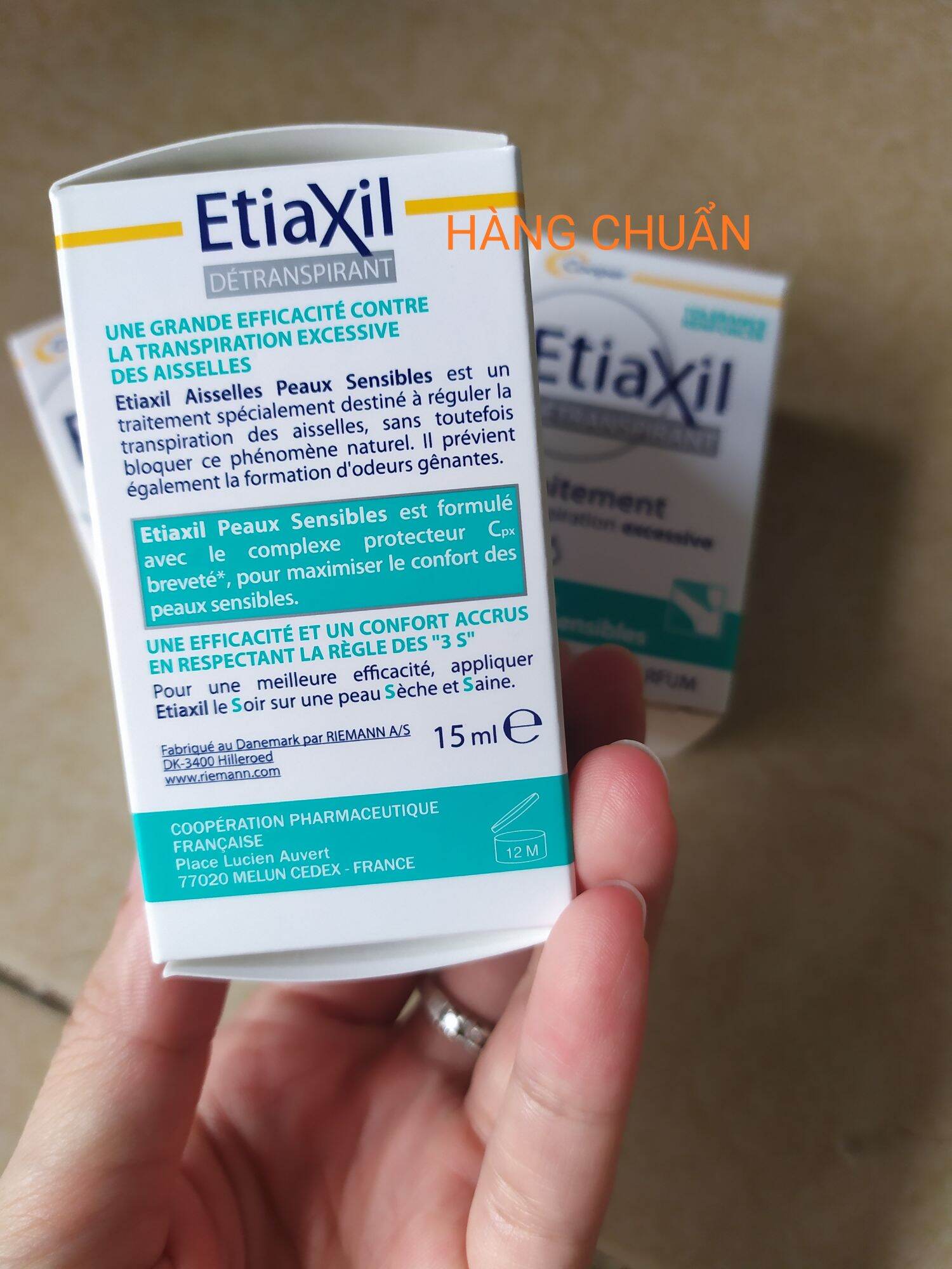 Lăn khử mùi Etiaxil hàng chuẩn auth ( lọ 15ml)