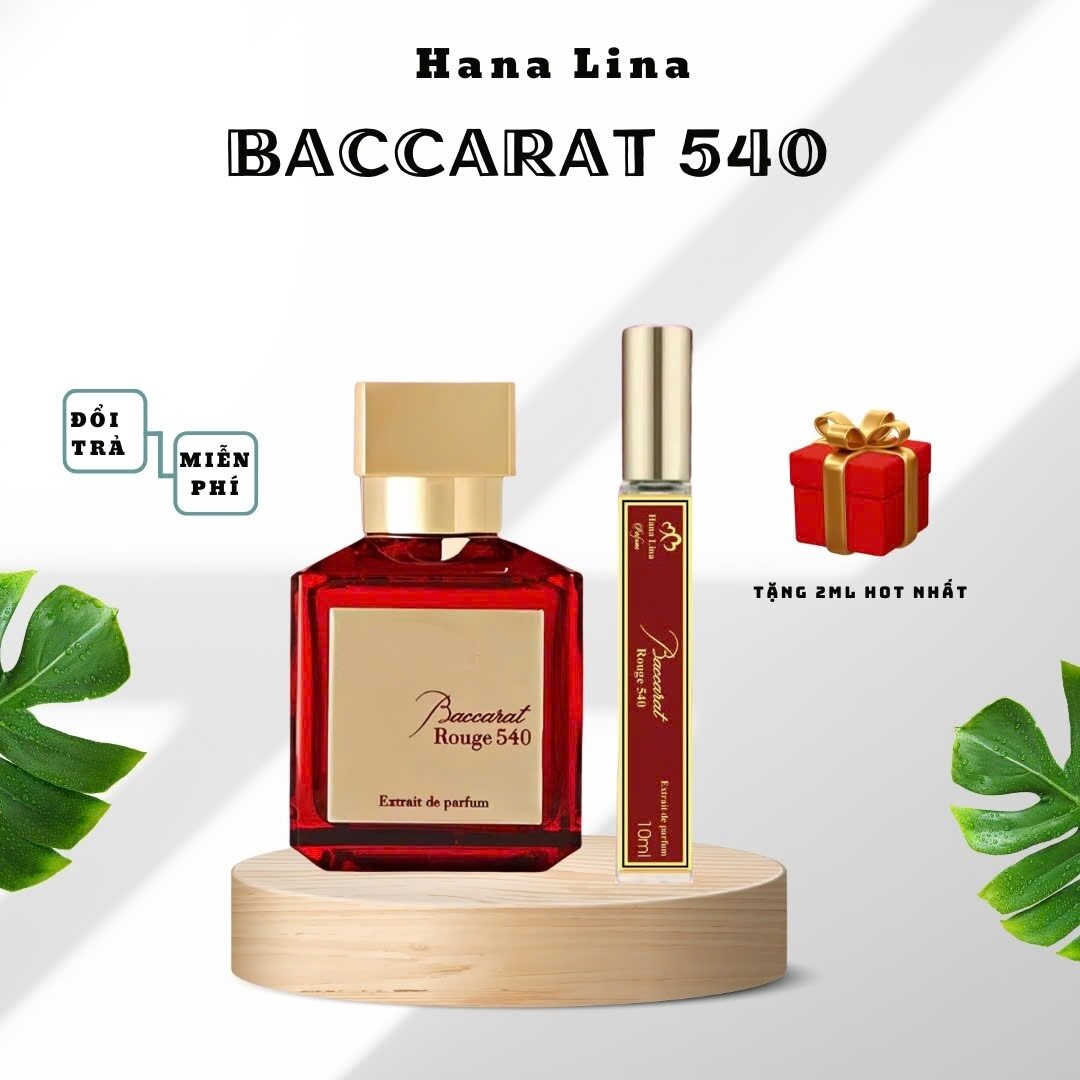  Nước Hoa mfk 540 Baccccaraat Rouge,mfk nước hoa nam,chai chiết 10ml Hương Gỗ Hổ Phách Sang Trọng Lưu Hương Siêu Lâu 